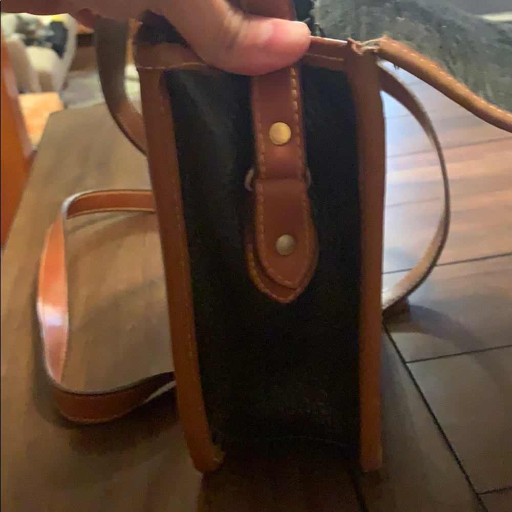 Dooney & Bourke Crossbody Bag Navy and Brown - Picture 9 of 11